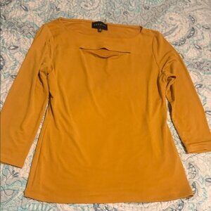 Elegant Mustard Top by Premise